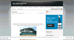 Desktop Screenshot of iedsimonbolivar.wordpress.com