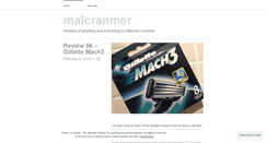 Desktop Screenshot of malcranmer.wordpress.com