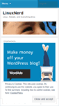 Mobile Screenshot of linuxnerd.wordpress.com