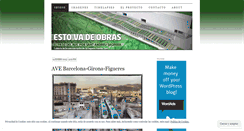 Desktop Screenshot of estovadeobras.wordpress.com