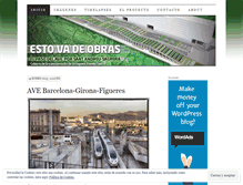 Tablet Screenshot of estovadeobras.wordpress.com