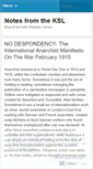 Mobile Screenshot of kslnotes.wordpress.com