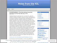 Tablet Screenshot of kslnotes.wordpress.com