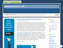 Tablet Screenshot of bubbleconomics.wordpress.com