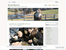 Tablet Screenshot of hawkheaven.wordpress.com