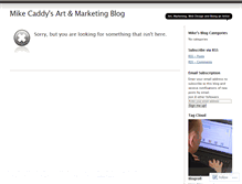 Tablet Screenshot of mikecaddy.wordpress.com