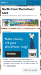 Mobile Screenshot of northcoastparrotheadclub.wordpress.com