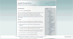 Desktop Screenshot of insideperspectives.wordpress.com