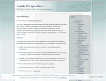 Tablet Screenshot of insideperspectives.wordpress.com