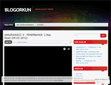 Tablet Screenshot of blogorkun.wordpress.com