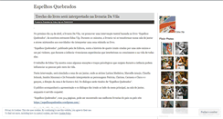 Desktop Screenshot of espelhosquebrados.wordpress.com