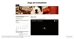 Desktop Screenshot of dogseverywhere.wordpress.com