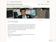 Tablet Screenshot of francistanabe.wordpress.com