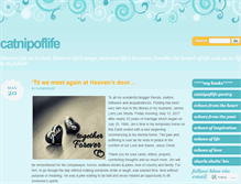 Tablet Screenshot of catnipoflife.wordpress.com