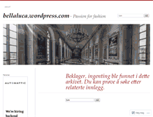 Tablet Screenshot of bellaluca.wordpress.com
