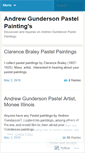 Mobile Screenshot of gundersonpastelpainting.wordpress.com