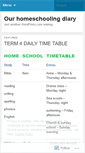 Mobile Screenshot of homeschoolingdiary.wordpress.com