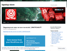 Tablet Screenshot of lapstop.wordpress.com
