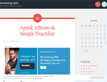 Tablet Screenshot of everlastingspirit.wordpress.com