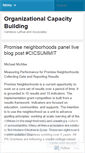 Mobile Screenshot of organizationalcapacitybuilding.wordpress.com