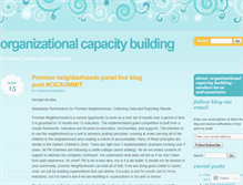 Tablet Screenshot of organizationalcapacitybuilding.wordpress.com