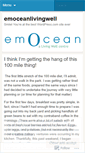 Mobile Screenshot of emoceanlivingwell.wordpress.com