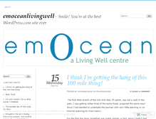 Tablet Screenshot of emoceanlivingwell.wordpress.com