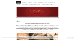 Desktop Screenshot of lepetitprincerestaurante.wordpress.com