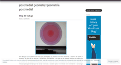 Desktop Screenshot of postmedialgeometry.wordpress.com