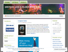 Tablet Screenshot of emersonlakepalmer.wordpress.com