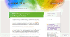 Desktop Screenshot of imigylighting.wordpress.com