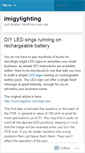 Mobile Screenshot of imigylighting.wordpress.com