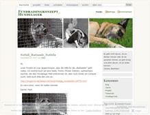 Tablet Screenshot of hundepfoteninnot.wordpress.com