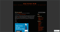 Desktop Screenshot of devsound.wordpress.com