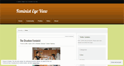 Desktop Screenshot of feministeyeview.wordpress.com