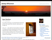 Tablet Screenshot of jameyconnor.wordpress.com