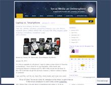 Tablet Screenshot of onlinesphere.wordpress.com