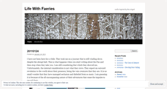 Desktop Screenshot of lifewithfaeries.wordpress.com