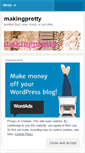 Mobile Screenshot of makingpretty.wordpress.com