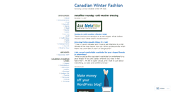 Desktop Screenshot of canadianwinterfashion.wordpress.com