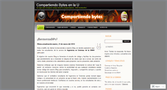 Desktop Screenshot of compartiendobytes.wordpress.com