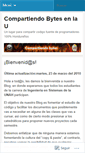 Mobile Screenshot of compartiendobytes.wordpress.com