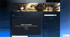 Desktop Screenshot of antibubletea.wordpress.com