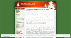 Desktop Screenshot of inmasanchez.wordpress.com