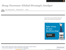 Tablet Screenshot of dougnewmanpro.wordpress.com