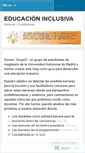 Mobile Screenshot of educacioninclusiva.wordpress.com