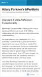 Mobile Screenshot of hilaryforkner.wordpress.com