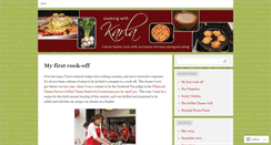 Desktop Screenshot of cookingwithkarla.wordpress.com