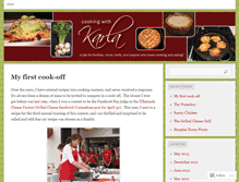 Tablet Screenshot of cookingwithkarla.wordpress.com