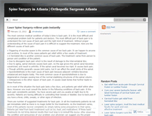 Tablet Screenshot of orthopedicsurgeonsatlanta.wordpress.com